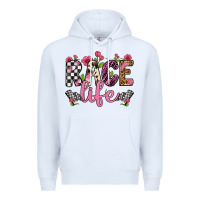 White race life Premium Hoodie - Artiststas