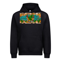 Black cactus sunflower horseshoe license plate Urban Hoodie - Artiststas