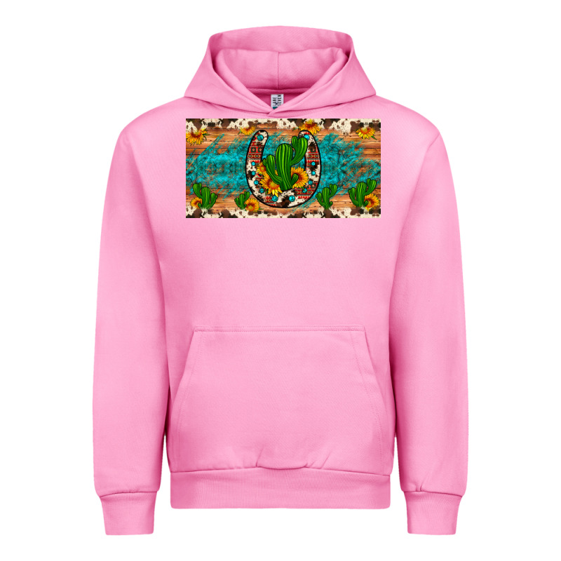 Cactus Sunflower Horseshoe License Plate Urban Hoodie by Artiststas | Teevron