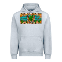 Heather Grey cactus sunflower horseshoe license plate Urban Hoodie - Artiststas