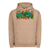 Pigment Burro cactus sunflower horseshoe license plate Urban Hoodie - Artiststas