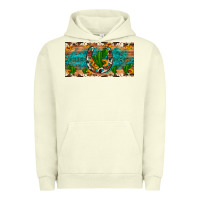 Pigment Pistachio cactus sunflower horseshoe license plate Urban Hoodie - Artiststas