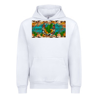 White cactus sunflower horseshoe license plate Urban Hoodie - Artiststas