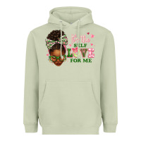 Matcha sorority colors it's the self love for me afro wom Heavyweight Hoodie - texasbilliewilder