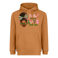 Meerkat sorority colors it's the self love for me afro wom Heavyweight Hoodie - texasbilliewilder