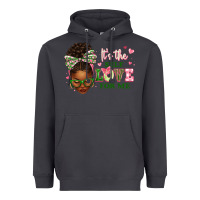Smoke sorority colors it's the self love for me afro wom Heavyweight Hoodie - texasbilliewilder