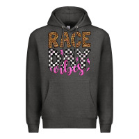 Charcoal Heather race day vibes Premium Hoodie - Artiststas