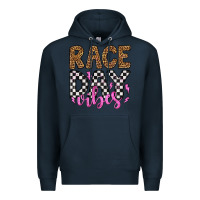 Navy race day vibes Premium Hoodie - Artiststas