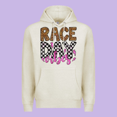 Race Day Vibes Premium Hoodie Designed By Artiststas