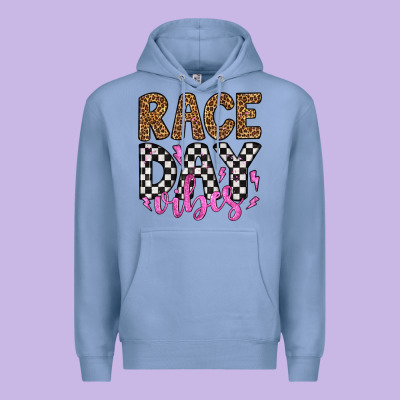 Race Day Vibes Premium Hoodie Designed By Artiststas