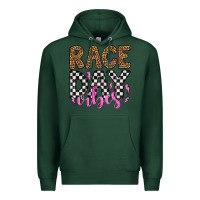 Sports Green race day vibes Premium Hoodie - Artiststas