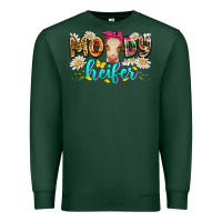 Sports Green moody heifer Premium Sweatshirt - Zillion Design Studio