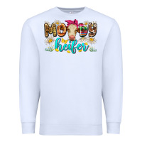 White moody heifer Premium Sweatshirt - Zillion Design Studio