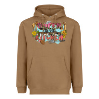 Toasted Coconut queen of the kitchen Heavyweight Hoodie - Zillion Design Studio