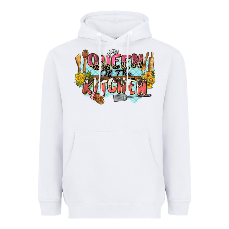 Queen Of The Kitchen Heavyweight Hoodie by Zillion Design Studio | Teevron