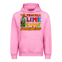 Fuchsia Pink tequila lime and sunshine Urban Hoodie - AdoDesignShop