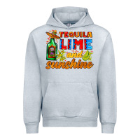 Heather Grey tequila lime and sunshine Urban Hoodie - AdoDesignShop