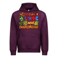 Mauve Wine tequila lime and sunshine Urban Hoodie - AdoDesignShop
