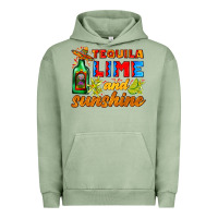 Pigment Oil Green tequila lime and sunshine Urban Hoodie - AdoDesignShop