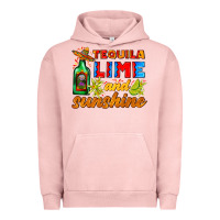 Pigment Salmon tequila lime and sunshine Urban Hoodie - AdoDesignShop