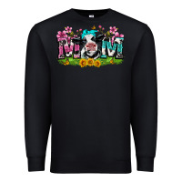 Black mom with cow Premium Sweatshirt - Zillion Design Studio