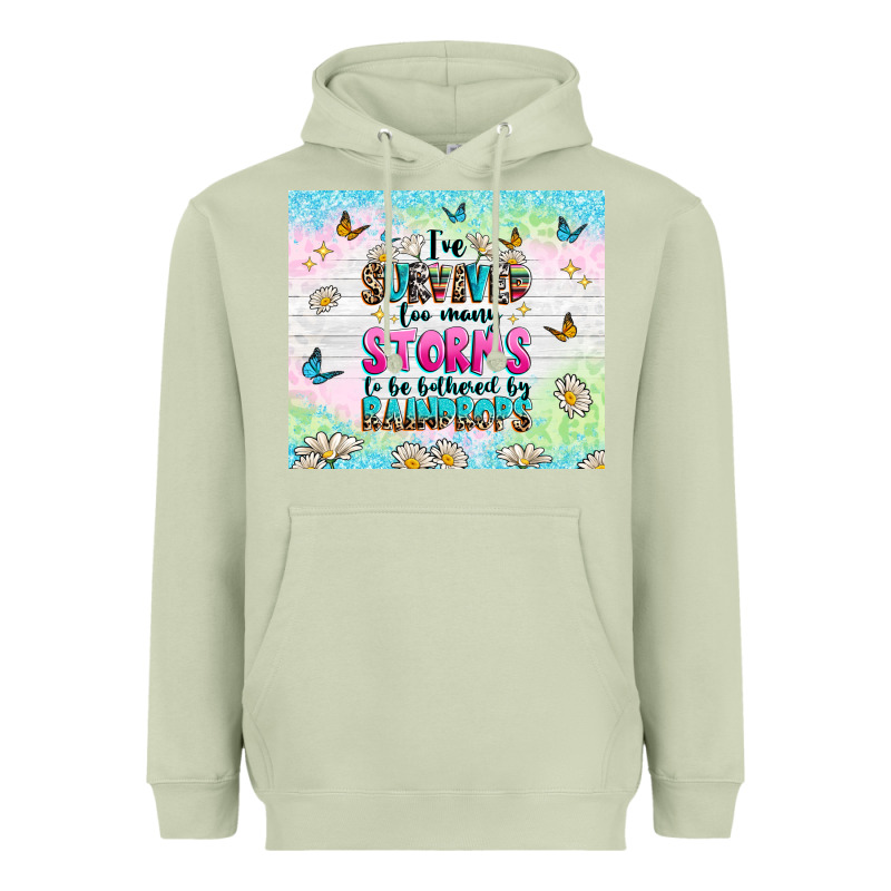 Ive Survived Too Many Storms Heavyweight Hoodie by texasbilliewilder | Teevron