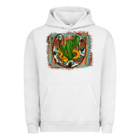 Pigment Lunar Rock cactus sunflower cowhide horseshoe  background Urban Hoodie - Artiststas