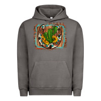 Pigment Tornado cactus sunflower cowhide horseshoe  background Urban Hoodie - Artiststas