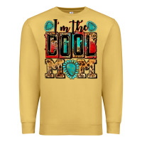 Antique Gold i'm the cool mom Premium Sweatshirt - Zillion Design Studio