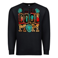 Black i'm the cool mom Premium Sweatshirt - Zillion Design Studio