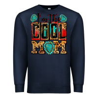 Navy i'm the cool mom Premium Sweatshirt - Zillion Design Studio