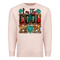 Pale Pink i'm the cool mom Premium Sweatshirt - Zillion Design Studio