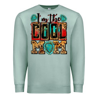 Seafoam i'm the cool mom Premium Sweatshirt - Zillion Design Studio