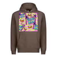 Coffee hello summer and beer seamless pattern Premium Hoodie - BundleAndBundleShop