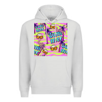 Dove Grey hello summer and beer seamless pattern Premium Hoodie - BundleAndBundleShop