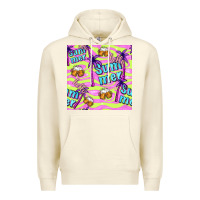Sandshell hello summer and beer seamless pattern Premium Hoodie - BundleAndBundleShop