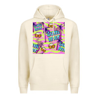 Tofu hello summer and beer seamless pattern Premium Hoodie - BundleAndBundleShop