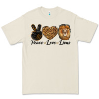 Bone Peace Love Lion Head Premium Tee - LillyAllenDesigns