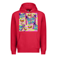 Cardinal hello summer and beer seamless pattern Premium Hoodie - BundleAndBundleShop