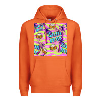 Carrot hello summer and beer seamless pattern Premium Hoodie - BundleAndBundleShop