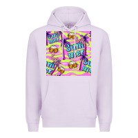 Lilac hello summer and beer seamless pattern Premium Hoodie - BundleAndBundleShop