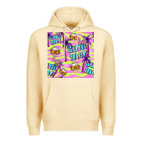 Pina Colada hello summer and beer seamless pattern Premium Hoodie - BundleAndBundleShop