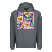 Rock hello summer and beer seamless pattern Premium Hoodie - BundleAndBundleShop