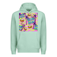 Seafoam hello summer and beer seamless pattern Premium Hoodie - BundleAndBundleShop