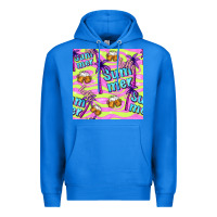 True Royal hello summer and beer seamless pattern Premium Hoodie - BundleAndBundleShop