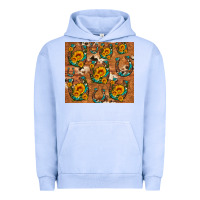 Pigment Grape Ice sunflower turquoise leopard cowhide horseshoe Urban Hoodie - Artiststas