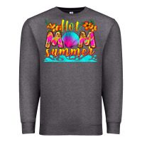 Charcoal Heather hot mom summer Premium Sweatshirt - Zillion Design Studio