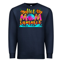 Navy hot mom summer Premium Sweatshirt - Zillion Design Studio