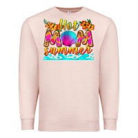 Pale Pink hot mom summer Premium Sweatshirt - Zillion Design Studio