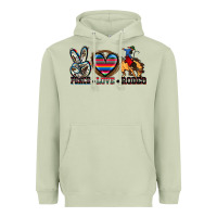 Matcha peace love rodeo Heavyweight Hoodie - Zillion Design Studio